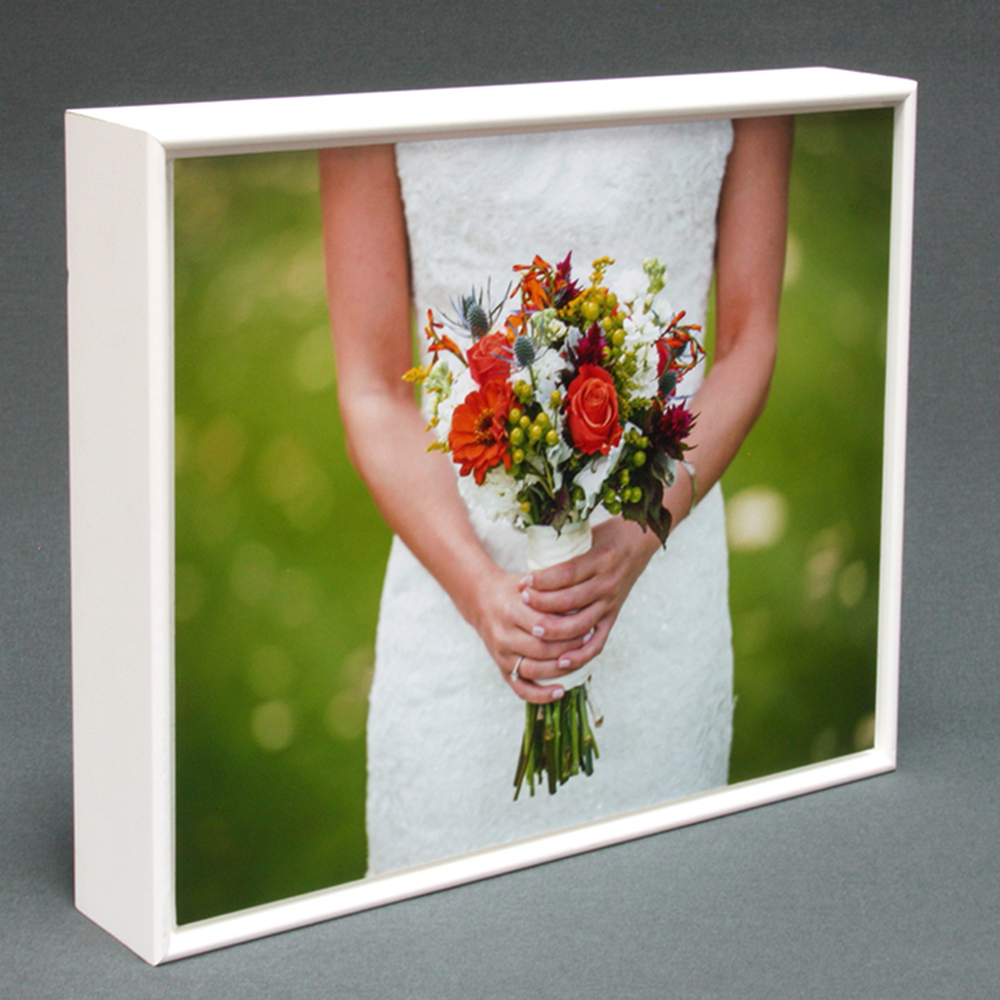 white box frame front example